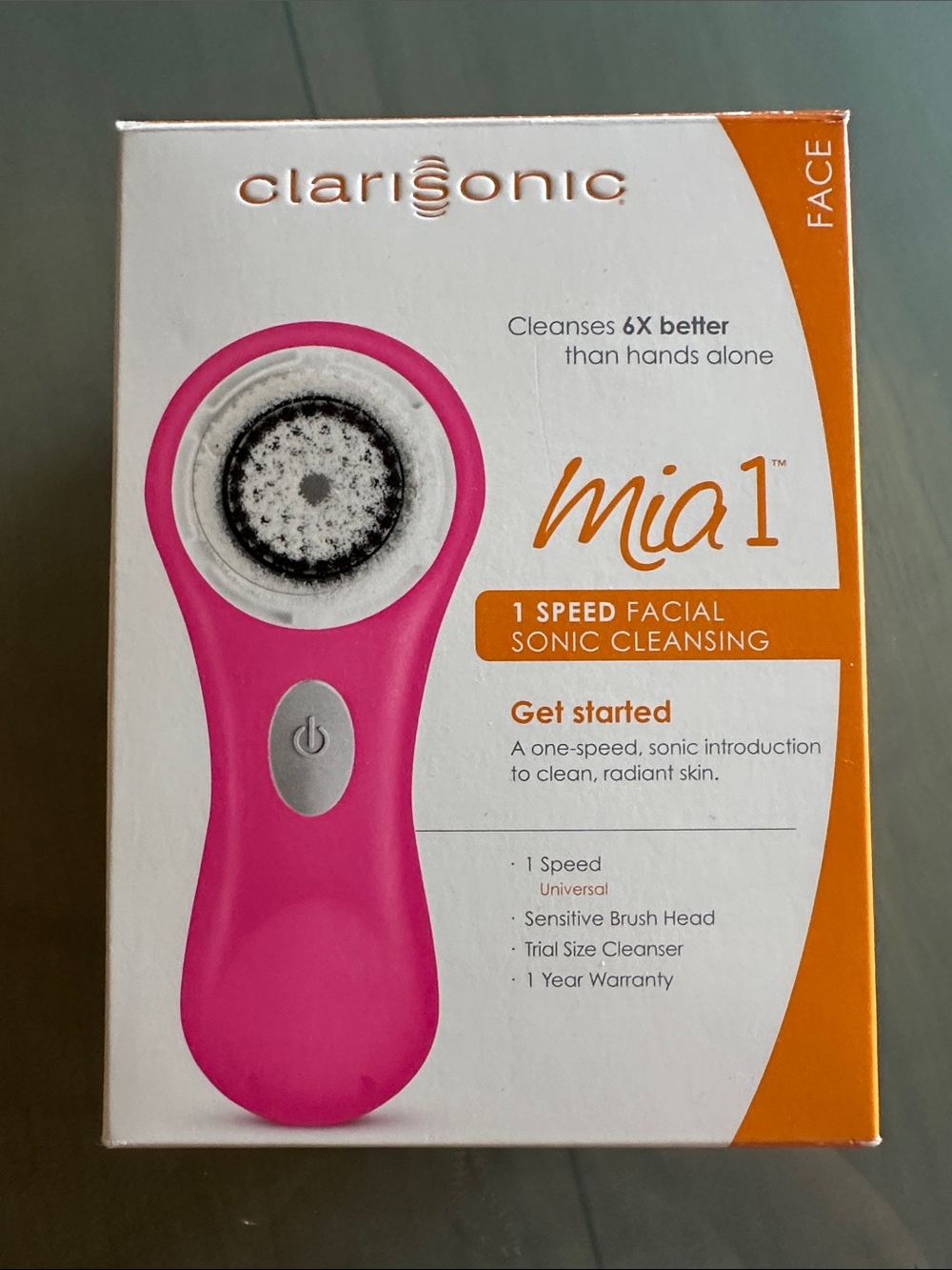 Clarisonic facial cleansing device